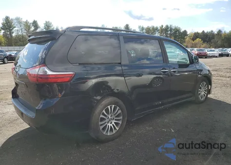 2019 Toyota Sienna Xle z USA, uszkodzony, nr VIN 5TDYZ3DC8KS018583